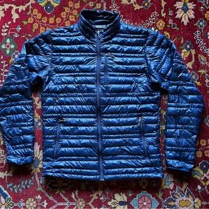 Medium Patagonia Puff Classic Navy Blue Zip Up Jacket